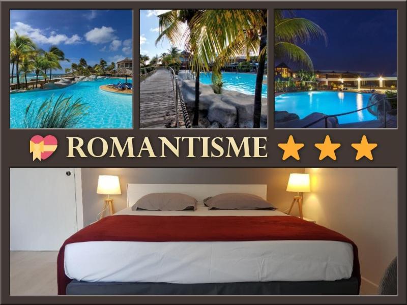 Romantique Et Bel Appartement En Bord De La Mer, Piscine Surveillee Et Belle Plage A 50M سانت فرانسوا المظهر الخارجي الصورة